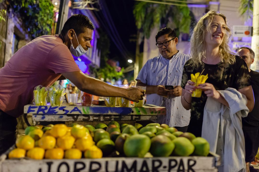 immersive-travel-cartagena-colombia-street-food immersive travel eating street food