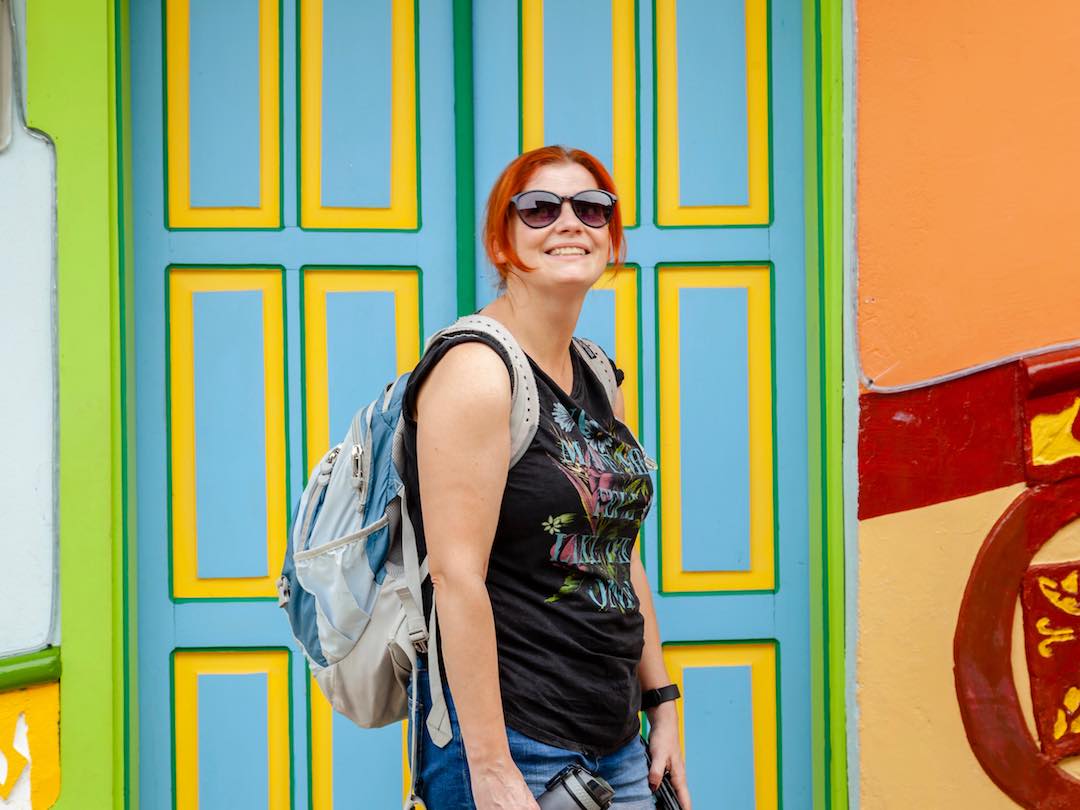 group-holiday-for-solo-travellers-testimonial-3 young professional traveller in her 30s enjoying group vacation in south america