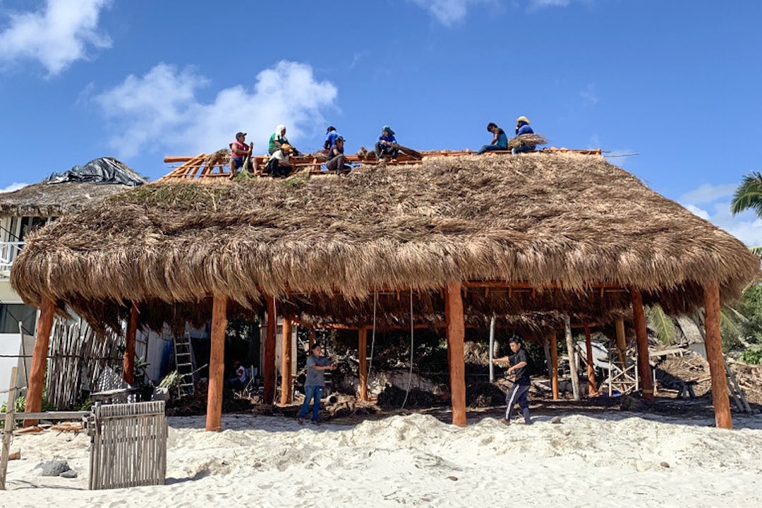 tulum-roof-building-1 Colombian music in Cartagena with Other Way Round Travel