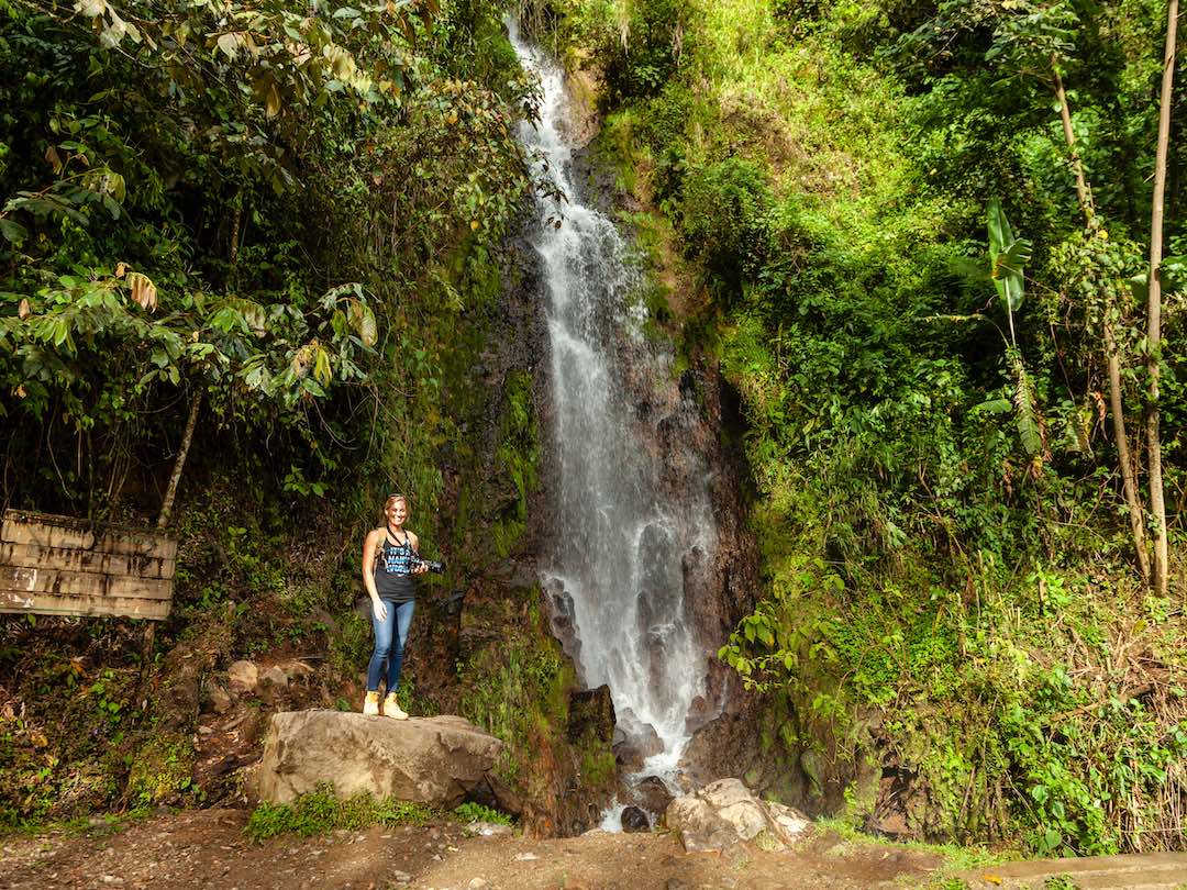 Waterfalls in jardin, colombia