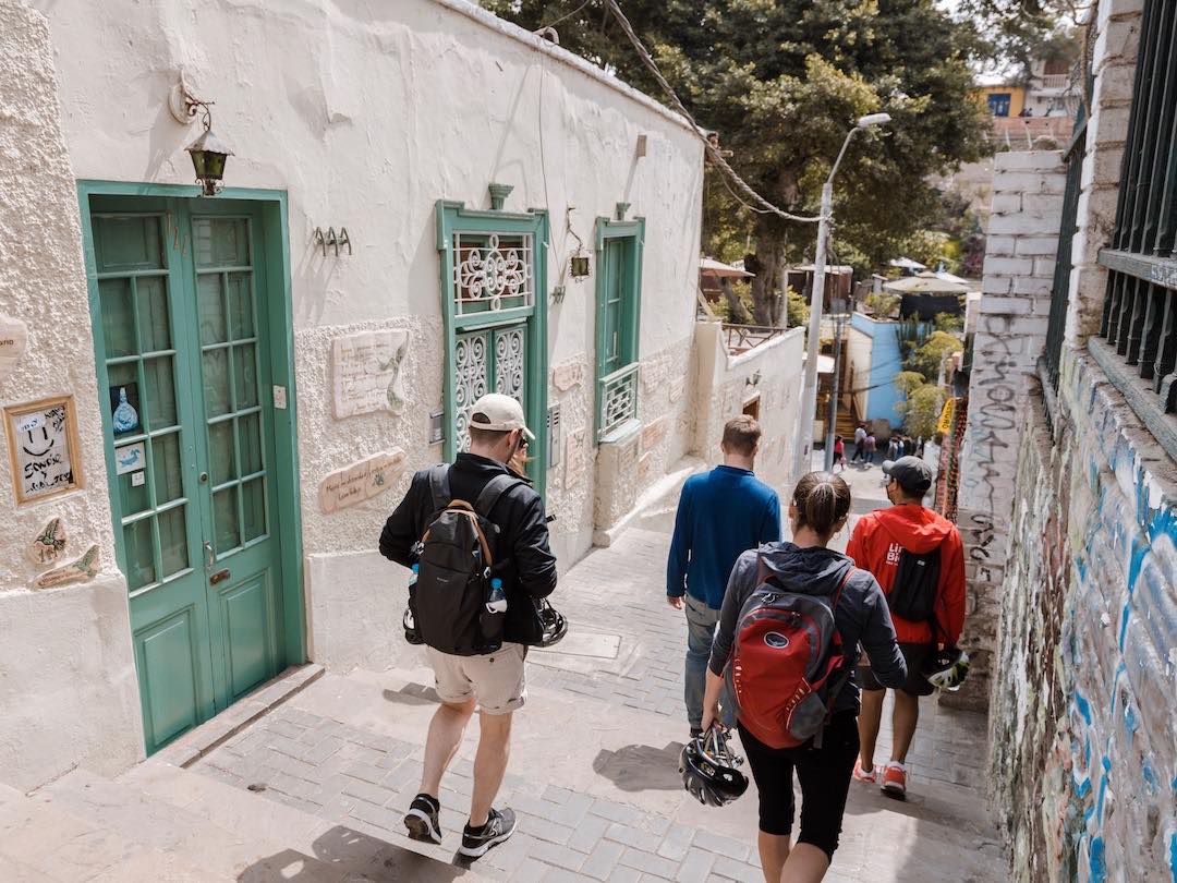 peru-group-tour-2-3 Walking in Barranco, Lima, Peru
