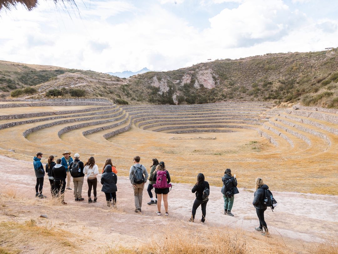 Visiting sacred valley during Peru group tour