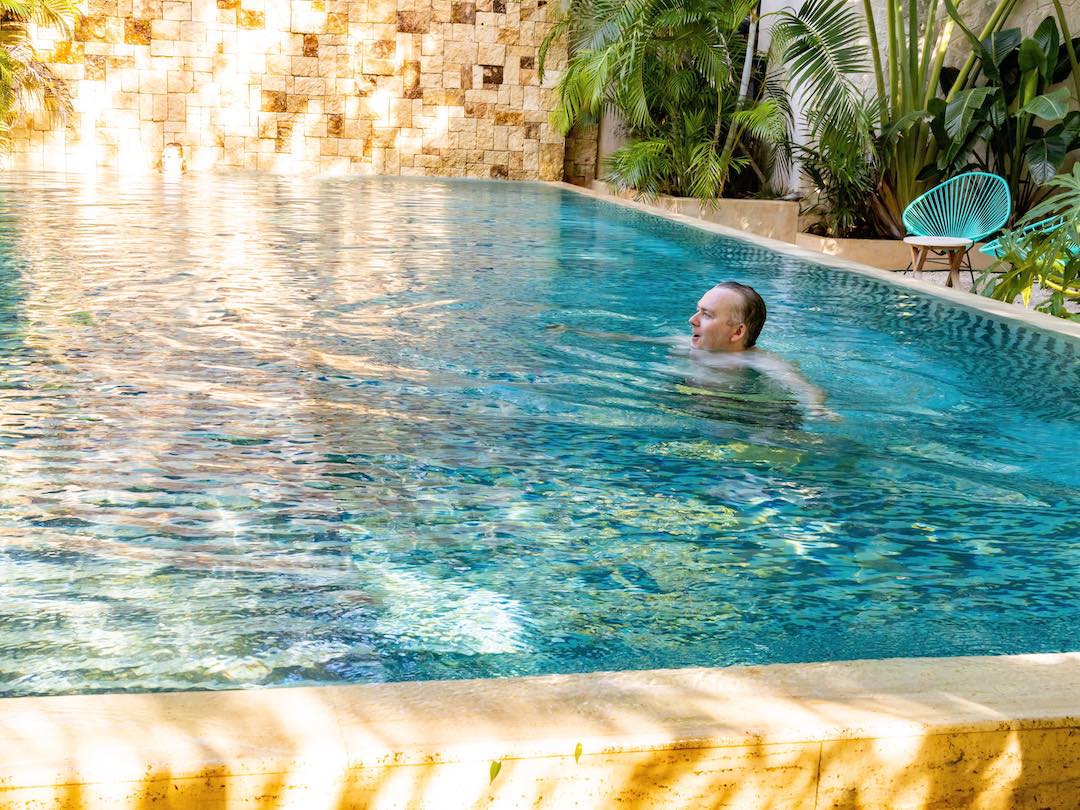 mexico-group-tour-8-3 Swimming pool in Tulum, Mexico