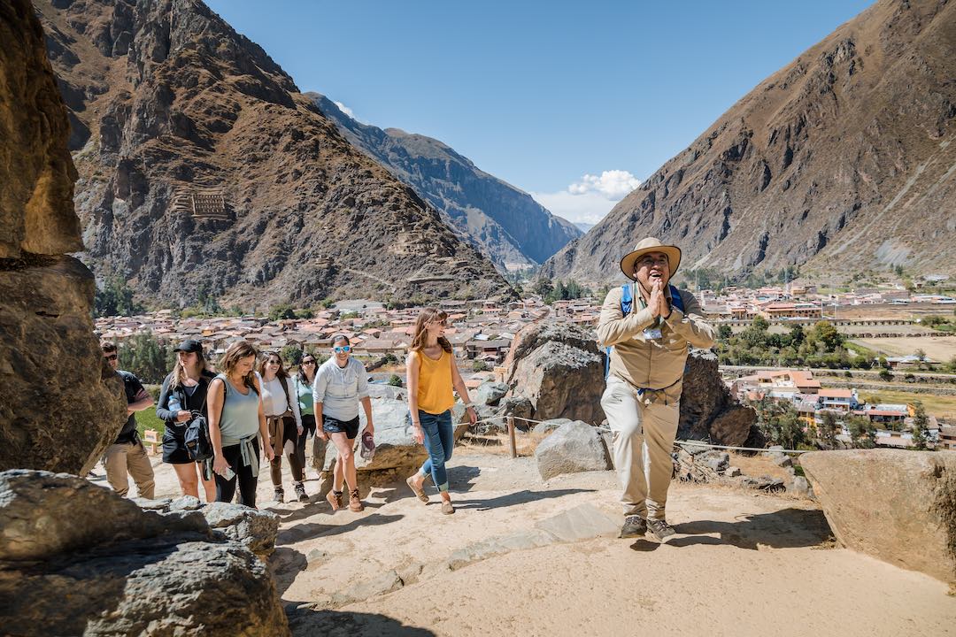inca-trail-machu-picchu-34 Ruins of Ollantaytambo in Sacred Valley, Peru
