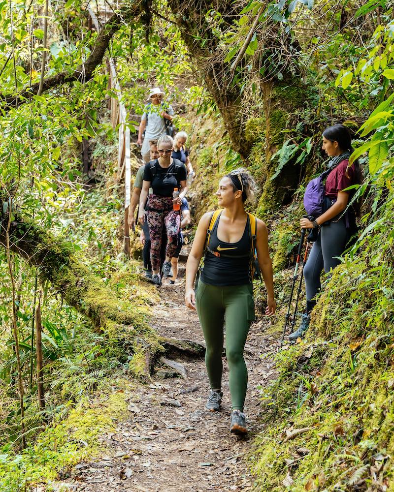 inca-trail-machu-picchu-55 OWR Travel guest hiking the inca trail to Machu Picchu