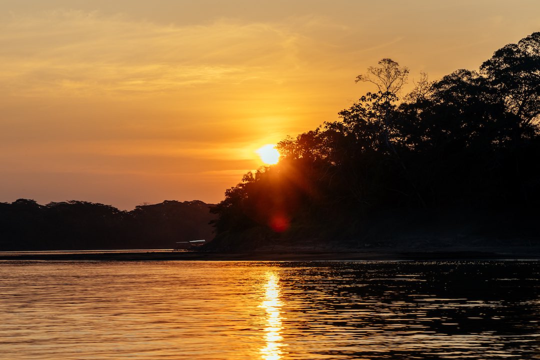 peru-amazon-20 Sunset on the Amazon River Peru