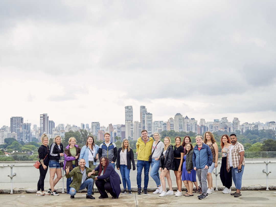 Other Way Round Travel group picture in Sao Paulo, Brazil