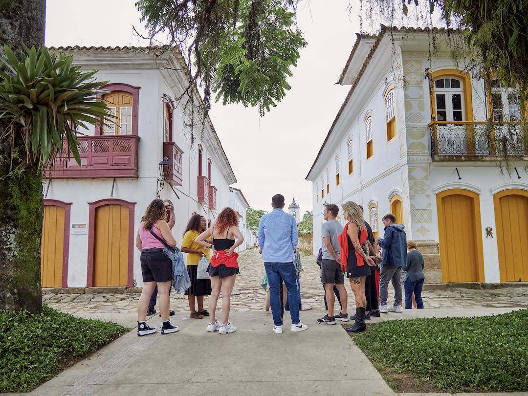 Day 3 of our Brazil group tour, arriving into Paraty