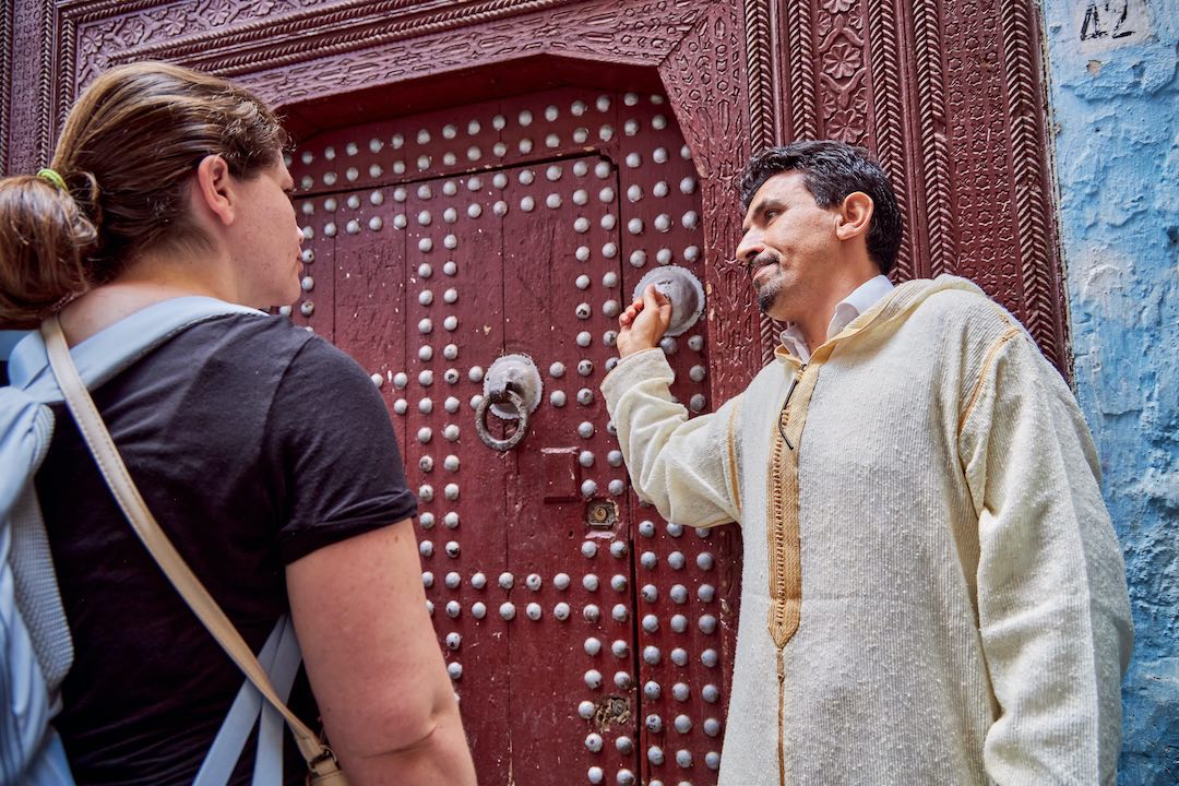 Other Way Round tour group visiting Morocco