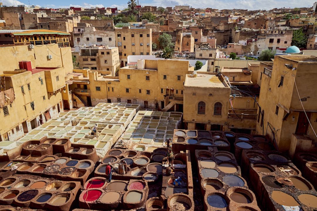 Scenery during Morocco escorted tour
