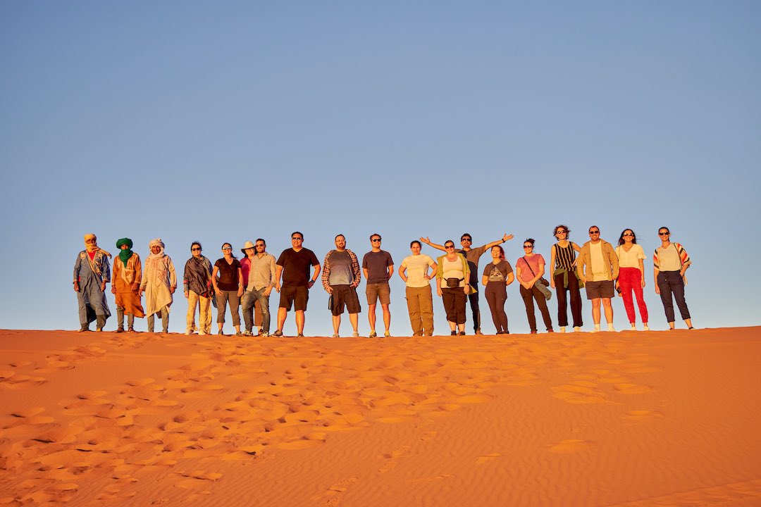 Other Way Round travel group during 9 day group tour of Morocco
