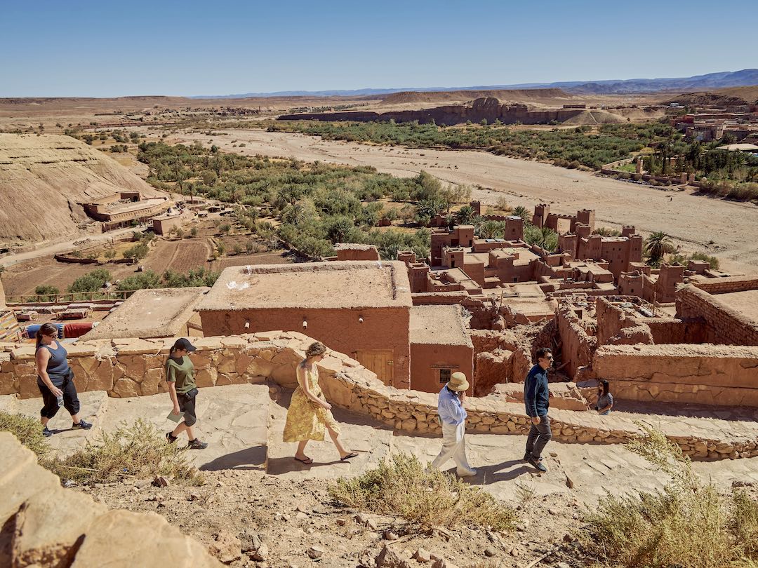 OWR Travel group in Ait Benhaddou, Morocco