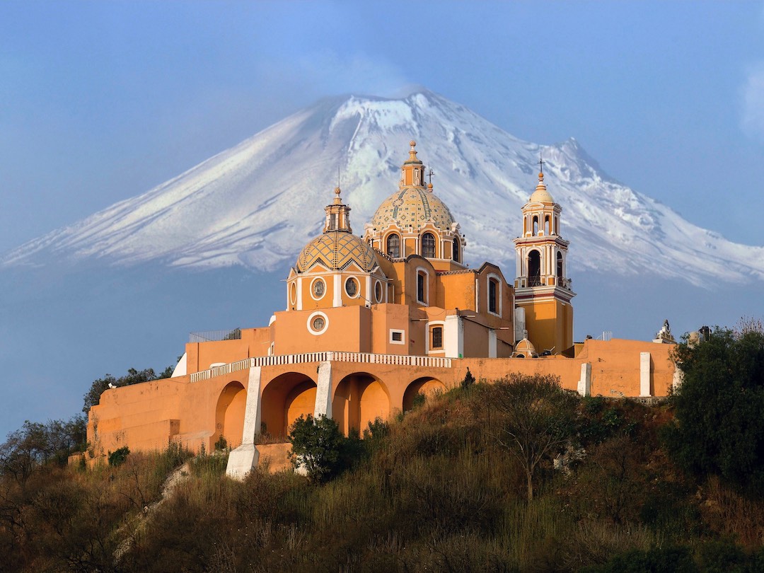 Day trip to Cholula during our Mexico City group tour