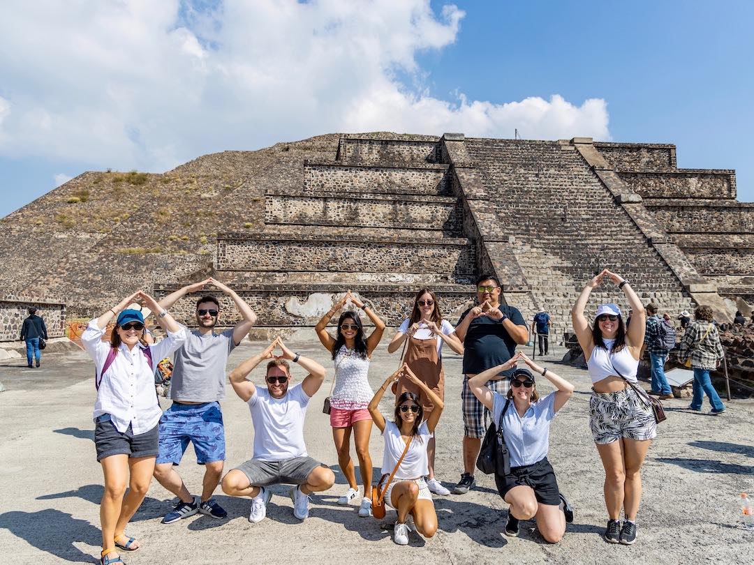 Hiking volcanoes during our Mexico City small group tour