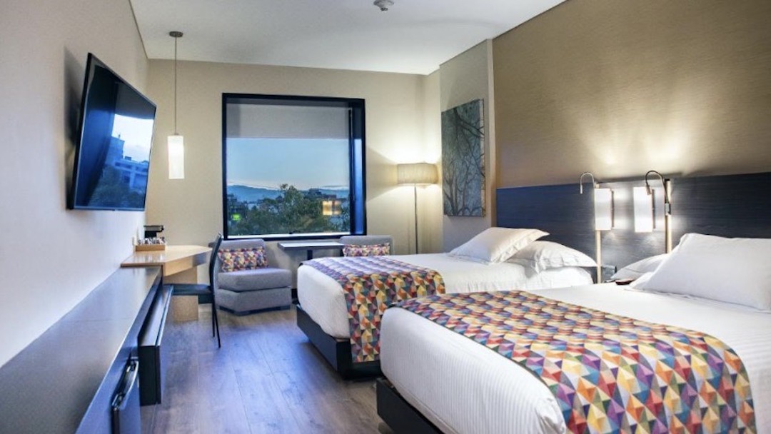 Staying at B3 Virrey Hotel, Bogota during group tour of Colombia