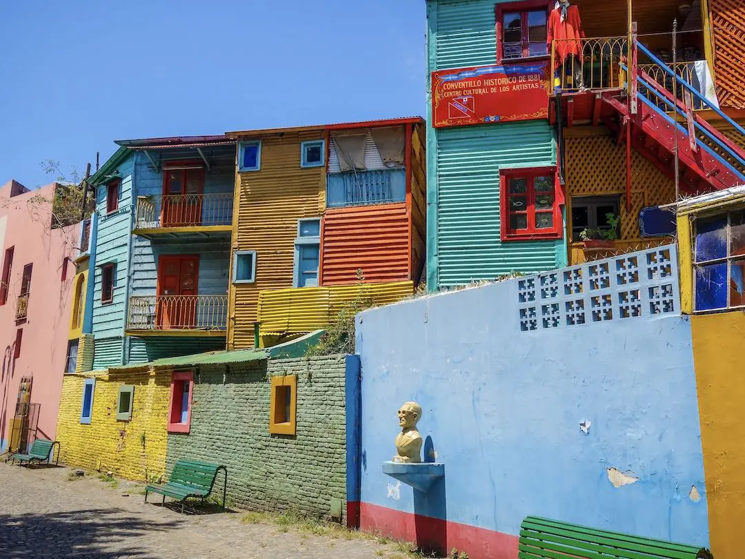 Colorful houses in Caminito, Buenos Aires