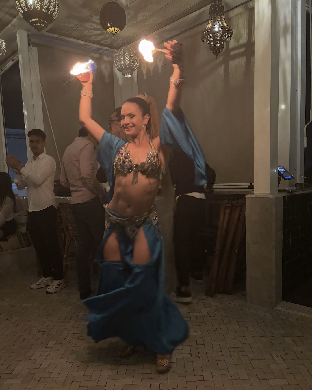 Belly dancing show in Morocco with Other Way Round Travel 