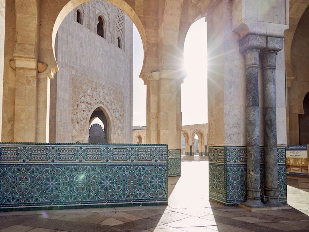 Visiting the Hasan II Mosque in Morocco with Other Way Round Travel