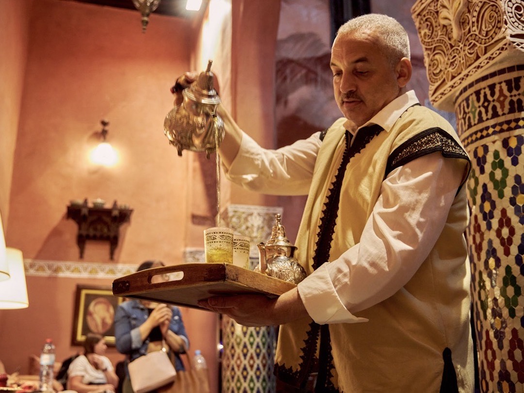 Drinking tea in Morocco with Other Way Round Travel