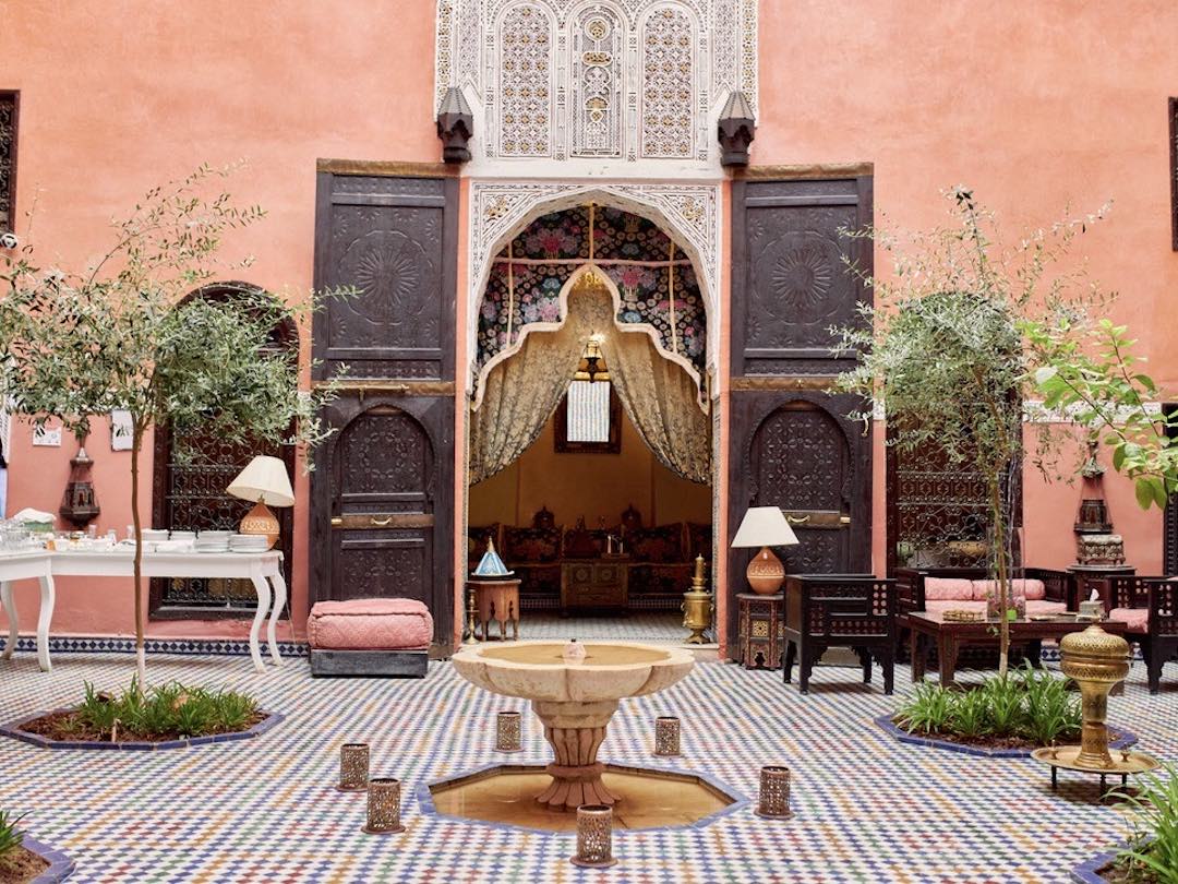 A riad in Morocco 