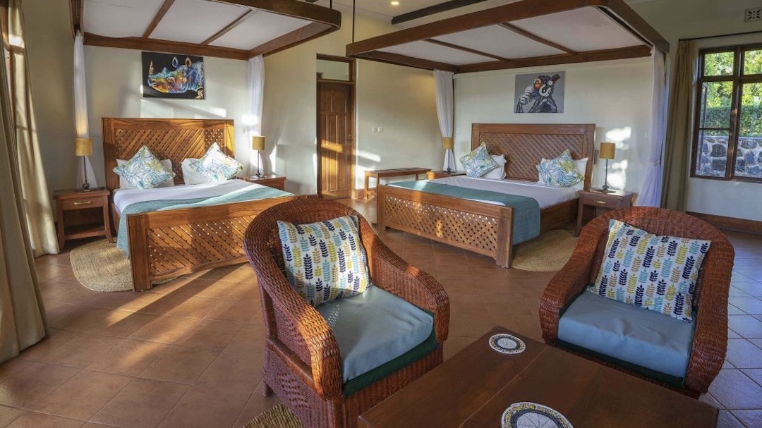 Staying at Ngorongoro Coffee Lodge during the Kenya & Tanzania group tour