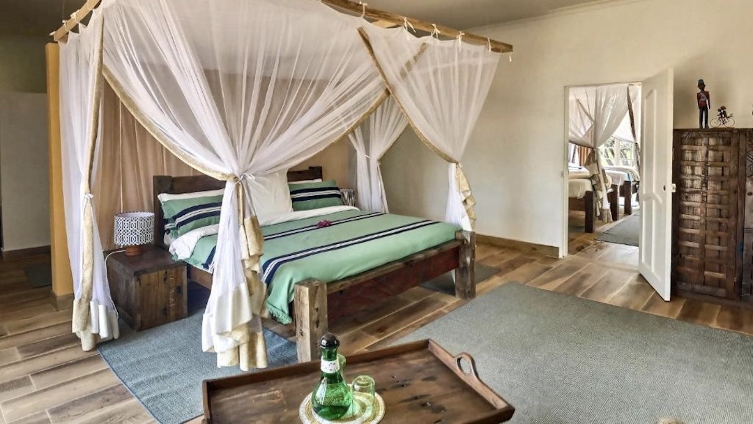 Staying at the Olerai Lodge during the Kenya & Tanzania group tour