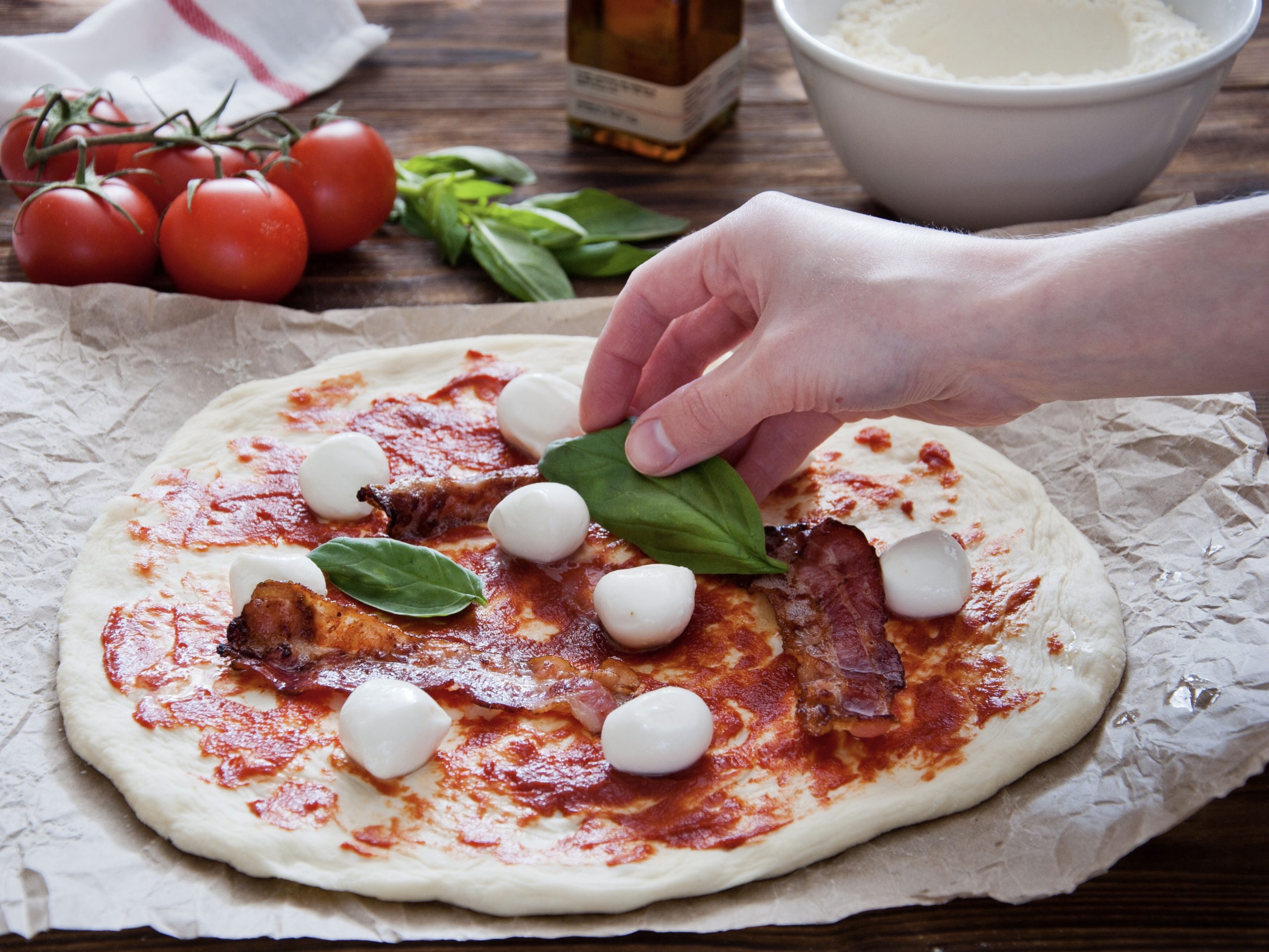 Pizza-cooking class in Sorrento during an Italy group tour with Other Way Round Travel
