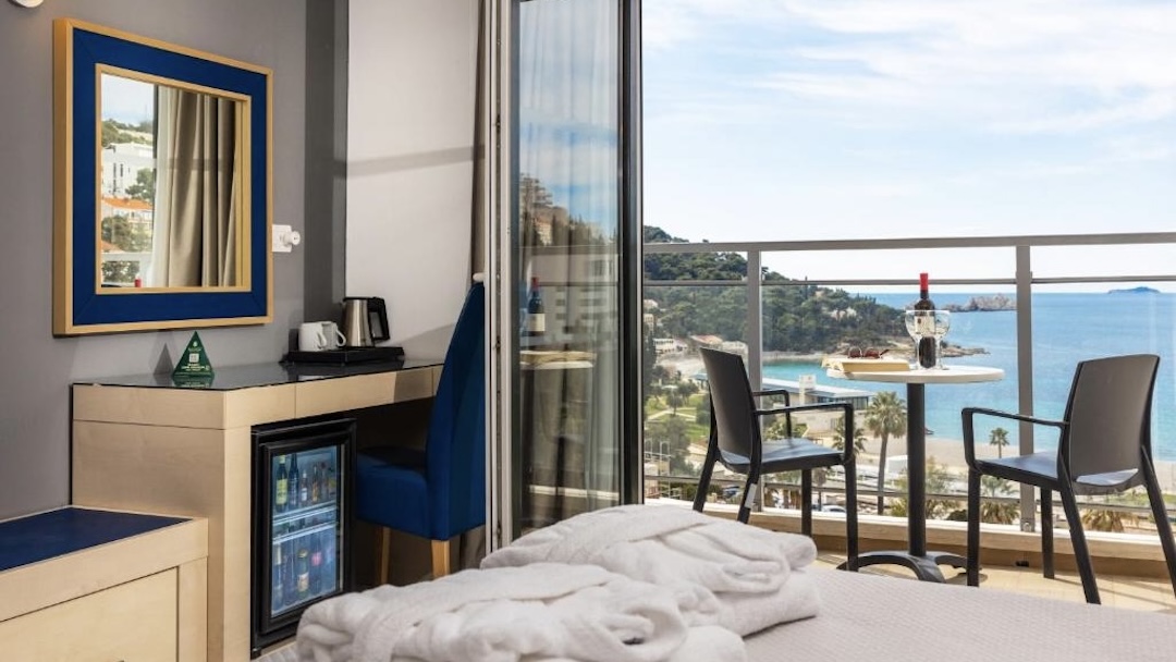 Staying in Grand Hotel Park, Dubrovnik during our group tour of Croatia