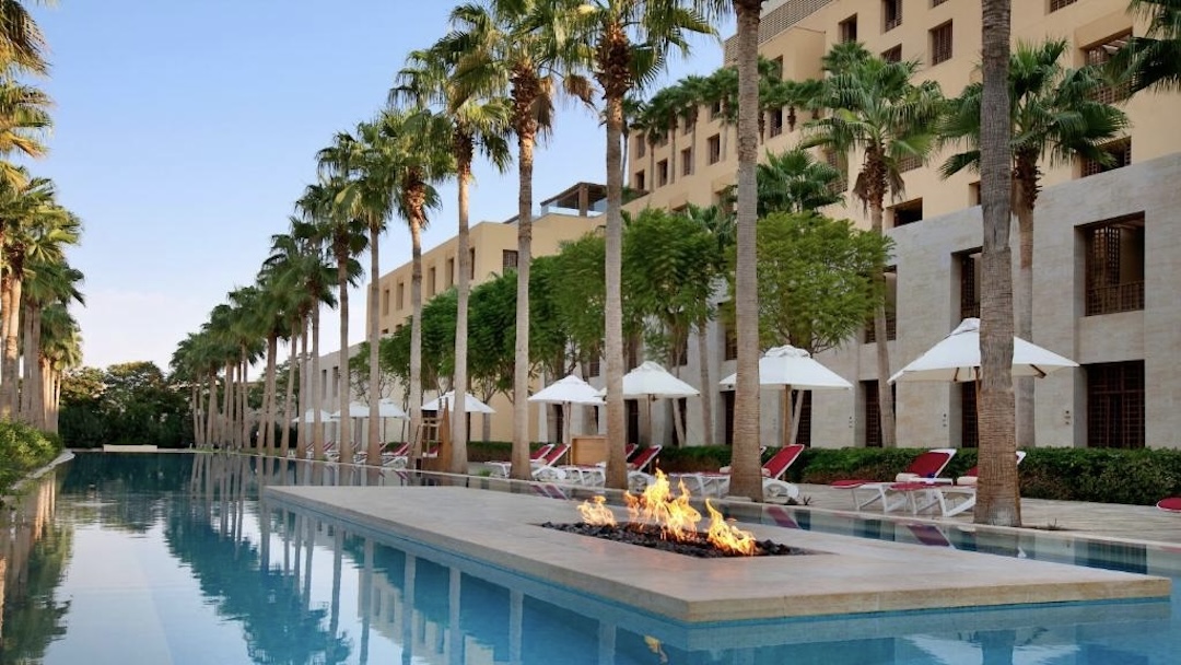 Staying in Kempinski Ishtar Resort Hotel & Spa, Dead Sea during the Jordan group tour with Other Way Round Travel