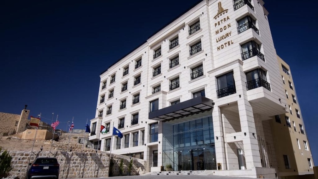 Staying in Petra Moon Luxury Hotel, Petra during the Jordan group tour with Other Way Round Travel