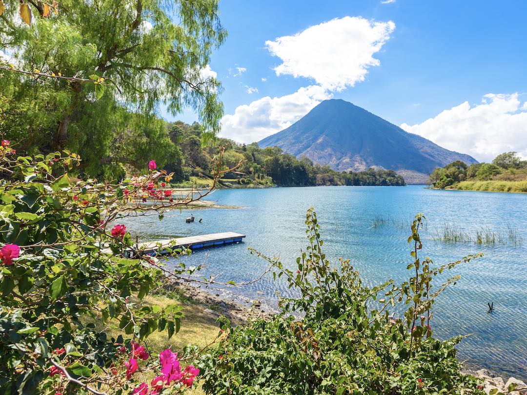 Seeing Lake Atitlán during the Guatemala & Belize group tour with Other Way Round Travel