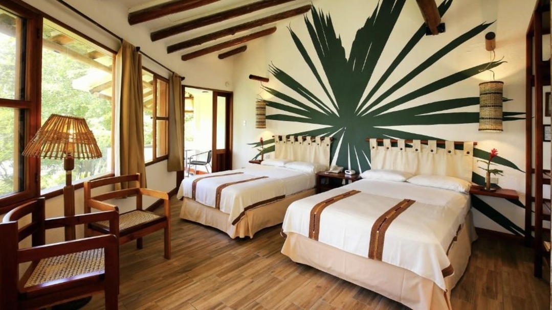 Staying at Villa Maya, Flores during the Guatemala & Belize group tour with Other Way Round Travel