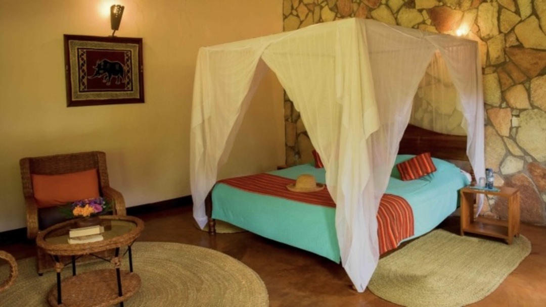 Staying at Country Lodge during the Kenya & Tanzania group tour