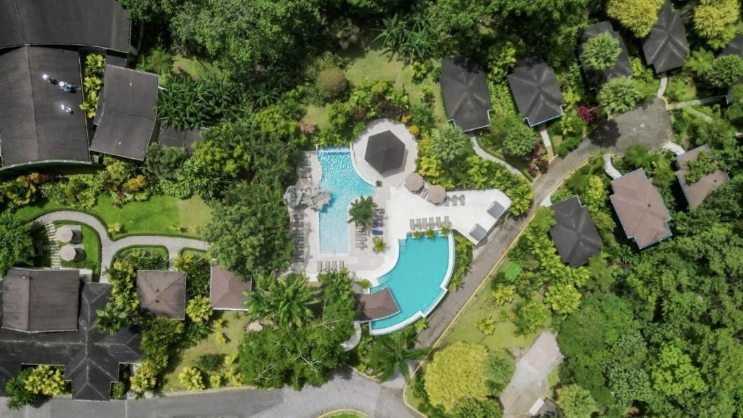 Staying at Hotel Lomas del Volcan, La Fortuna  during the Costa Rica group tour with Other Way Round Travel
