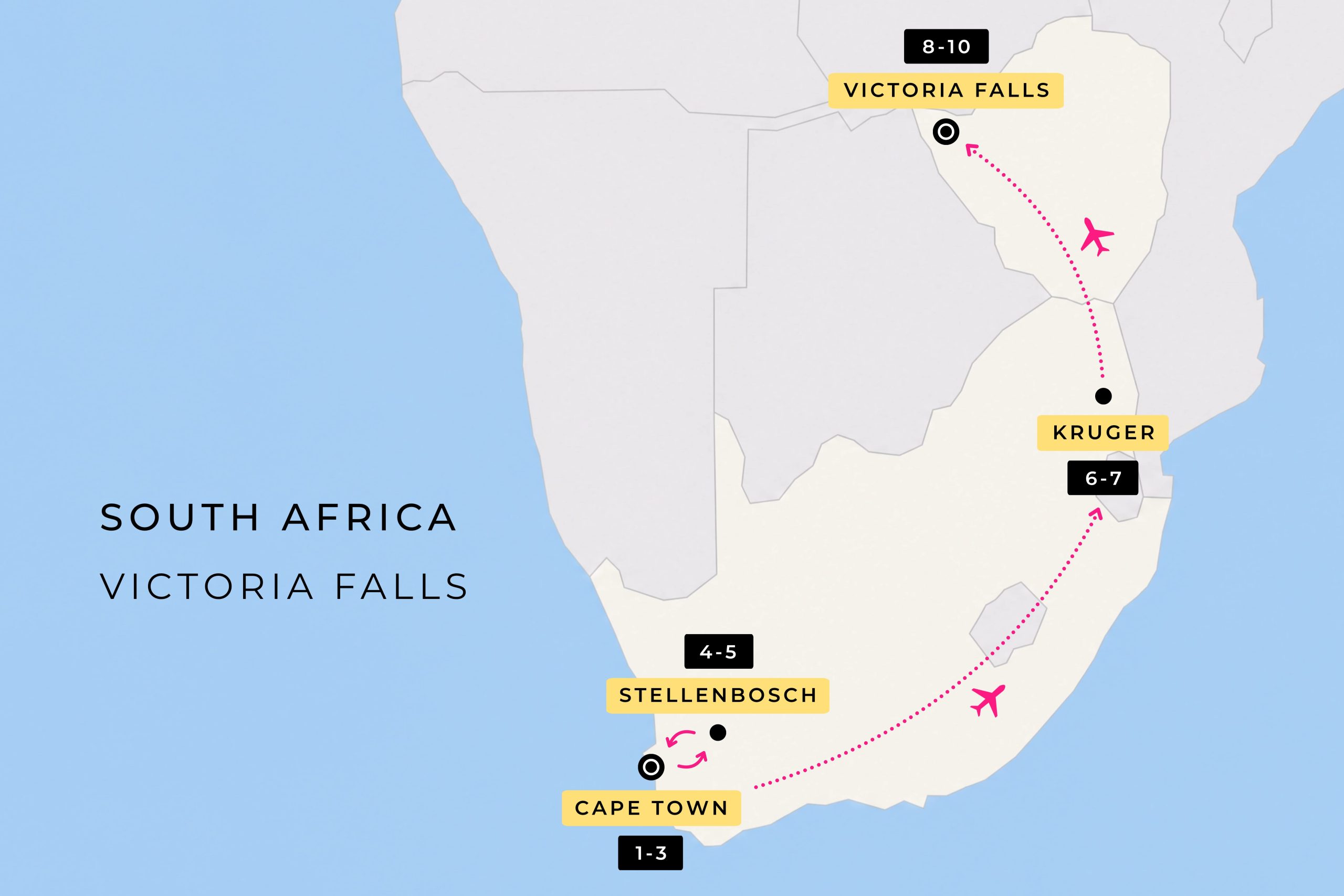 image showing the other way round travel route during their 12 day tour of peru